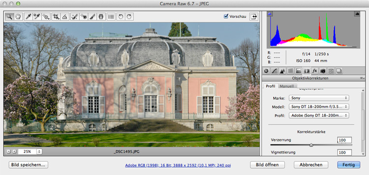 Adobe Bridge: Arbeitsablauf sowohl für RAW- also auch für JPEG- und TIF-Dateien nutzen